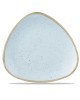 Talerz płytki trójkątny 229 mm jasnoniebieski - CHURCHILL Stonecast Duck Egg